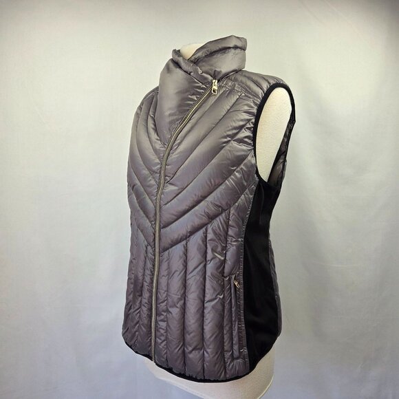 Calvin Klein Performance Down Filled Puffer Vest Gray Size XL - Picture 1 of 15